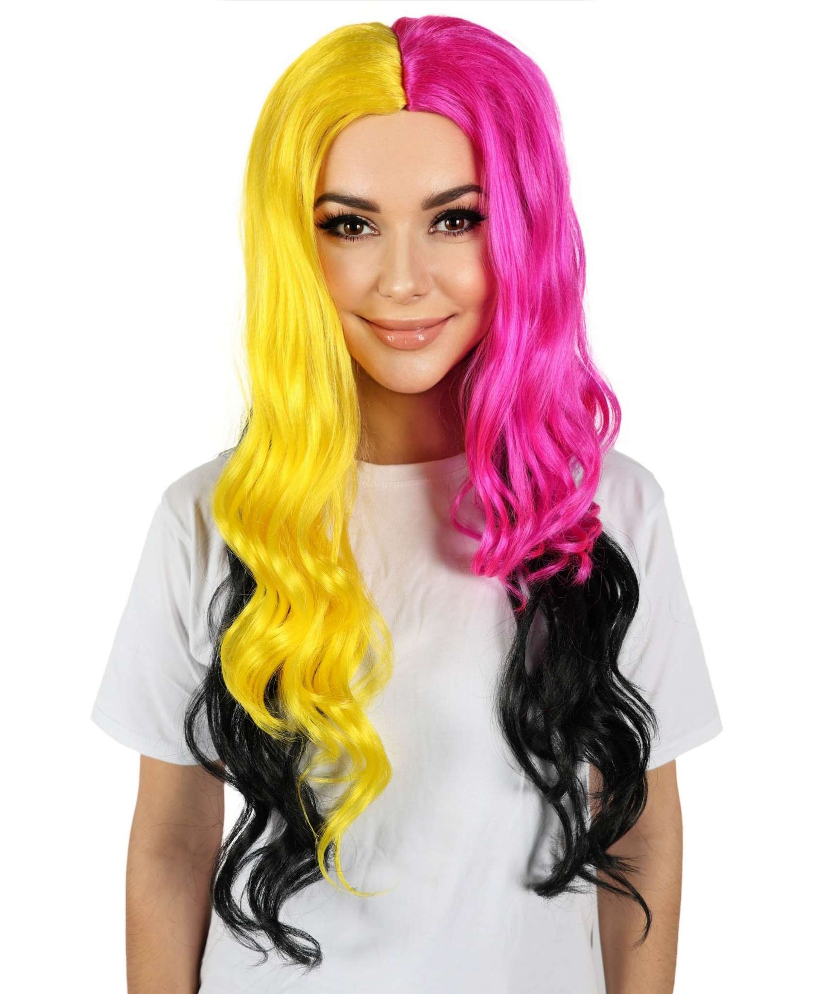 HPO Women Lace Front Wavy Multiple Wigs Premium, Natural-Looking Wig w