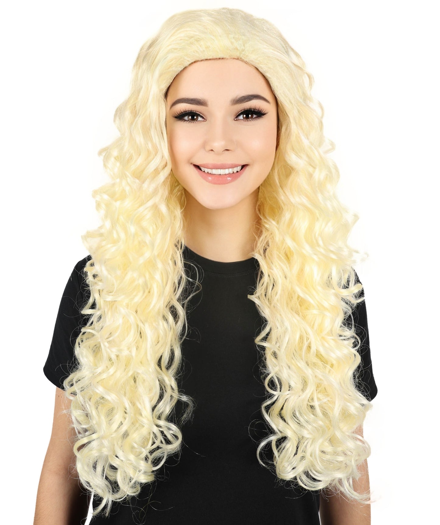 HPO Adult Women Aretuza Lovi Wavy Blonde Wig – Premium Quality Long Wig for Cosplay & Daily Use Synthetic Wigs for Cosplay