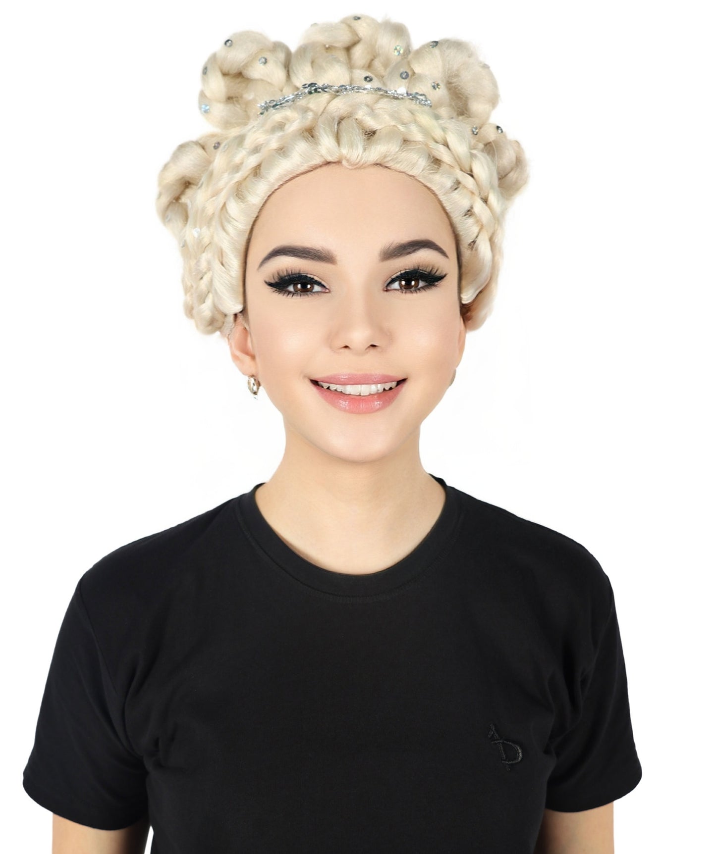 HPO Adult Women Blair St. Clair Blonde Wigs for Cosplay and Halloween, Drag and Performance, Premium Breathable Capless Cap