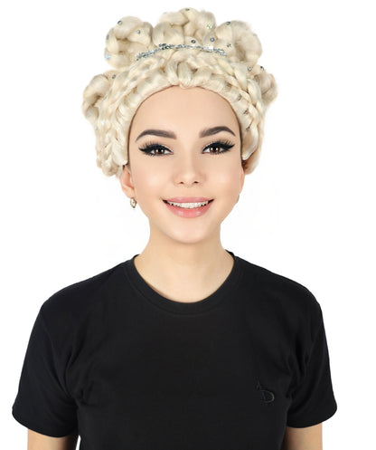 HPO Adult Women Blair St. Clair Blonde Wigs for Cosplay and Halloween, Drag and Performance, Premium Breathable Capless Cap