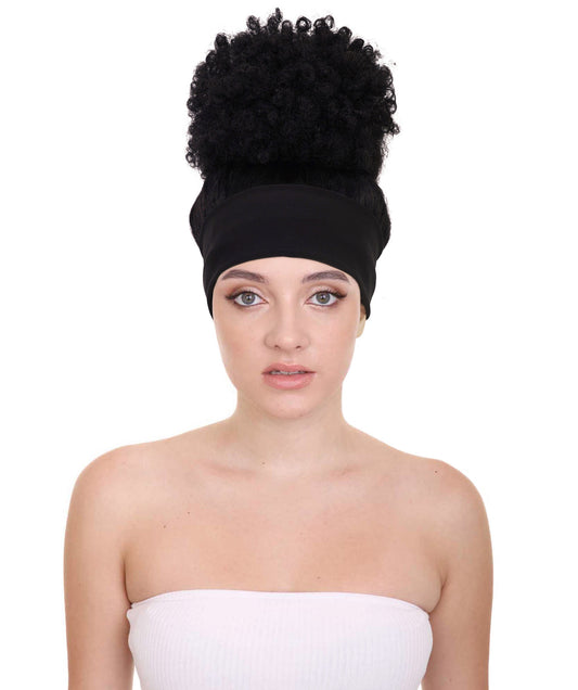 HPO Adult Women’s Straight Short Bob Wig with Bangs | Natural Look Synthetic Hairpiece | Flame-Retardant Fiber | Capless Wig for Daily Wear, Halloween, Costume, or Stage