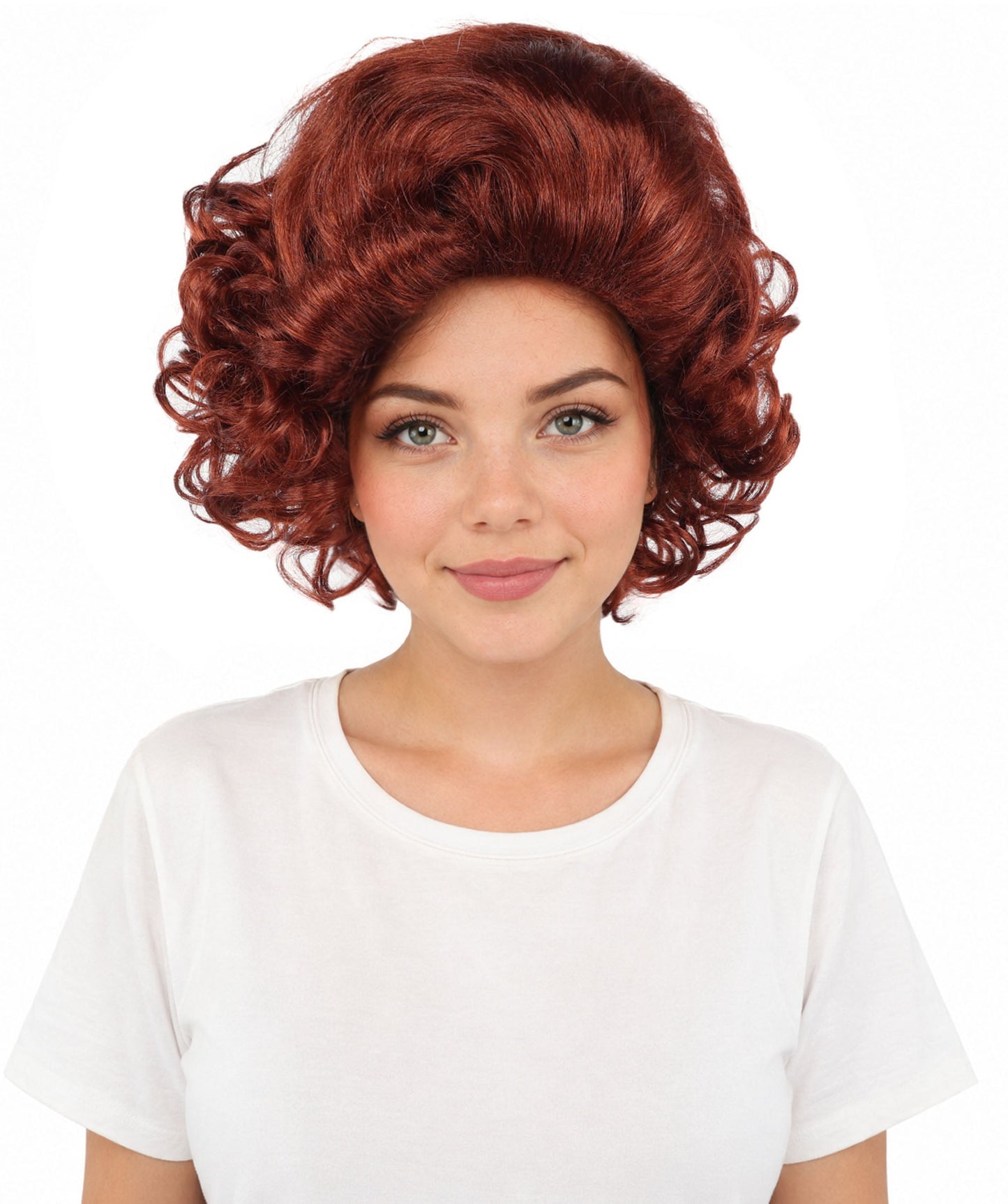 HPO Adult Women's Dame Edna Everage Wigs | Multiple Color Options | Drag Queen-Inspired Colorful Synthetic Hair for Parties, Stage Events | Breathable Capless Design