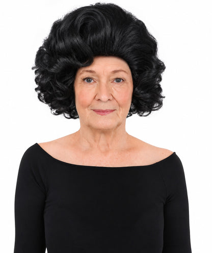 HPO Adult Women's Dame Edna Everage Wigs | Multiple Color Options | Drag Queen-Inspired Colorful Synthetic Hair for Parties, Stage Events | Breathable Capless Design