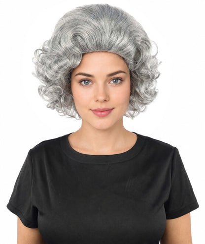 HPO Adult Women's Dame Edna Everage Wigs | Multiple Color Options | Drag Queen-Inspired Colorful Synthetic Hair for Parties, Stage Events | Breathable Capless Design