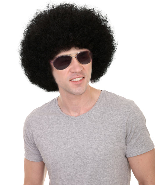 Adult Unisex Big Curly Afro Wig | Bold Costume Hair for Halloween, Cosplay, and Themed Parties | Multiple Color Options