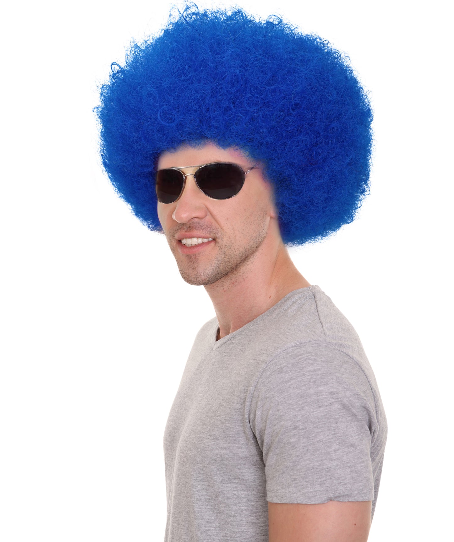Adult Unisex Big Curly Afro Wig | Bold Costume Hair for Halloween, Cosplay, and Themed Parties | Multiple Color Options