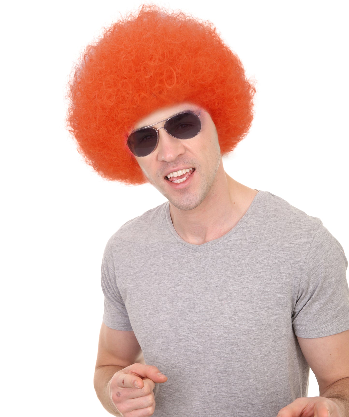 Adult Unisex Big Curly Afro Wig | Bold Costume Hair for Halloween, Cosplay, and Themed Parties | Multiple Color Options
