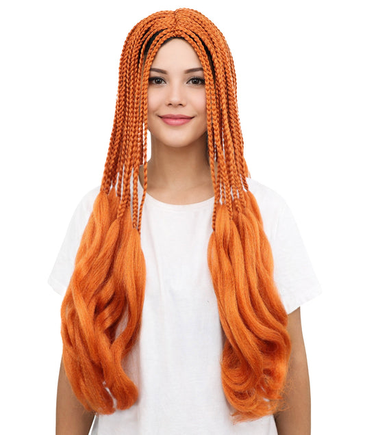 Pre-Stretched Knotless Braiding Hair | 3X French Curl Synthetic Hair for Braids, Crochet Styles, Cosplay, Parties & Stage Performances