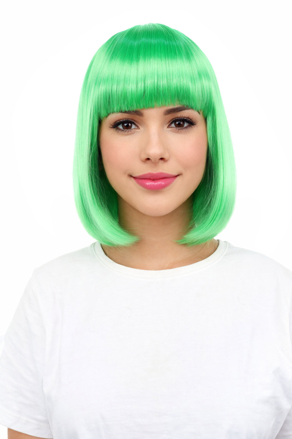 Adult Women’s Medium Bob Wig with Bangs – Layered Hairstyle with Soft Synthetic Fibers & Smooth Texture With Standard Cap | Stylish Hairpiece for Cosplay, Parties & Photo Shoots | Multicolor Options