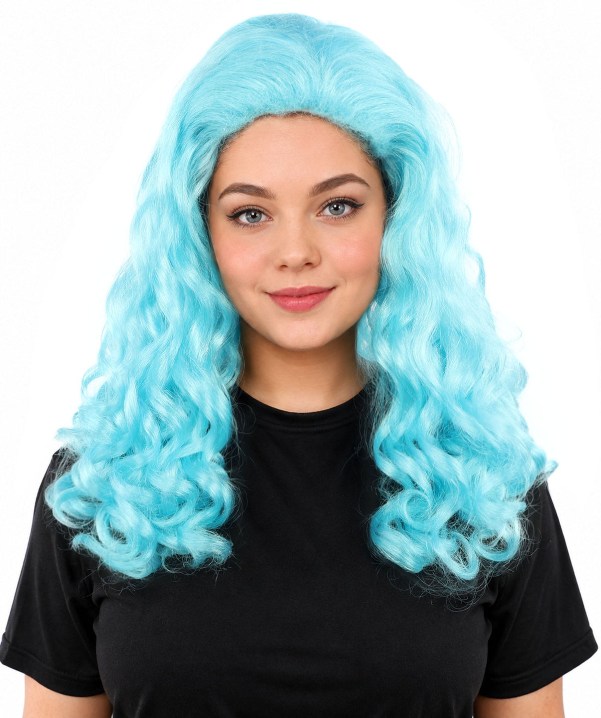 HPO Adult Women’s 16-Inch Medium Wig with Soft Curls | Multiple Color Options | Ideal for Cosplay, and Themed Events | Elegant, Versatile Hairpiece for Various Looks