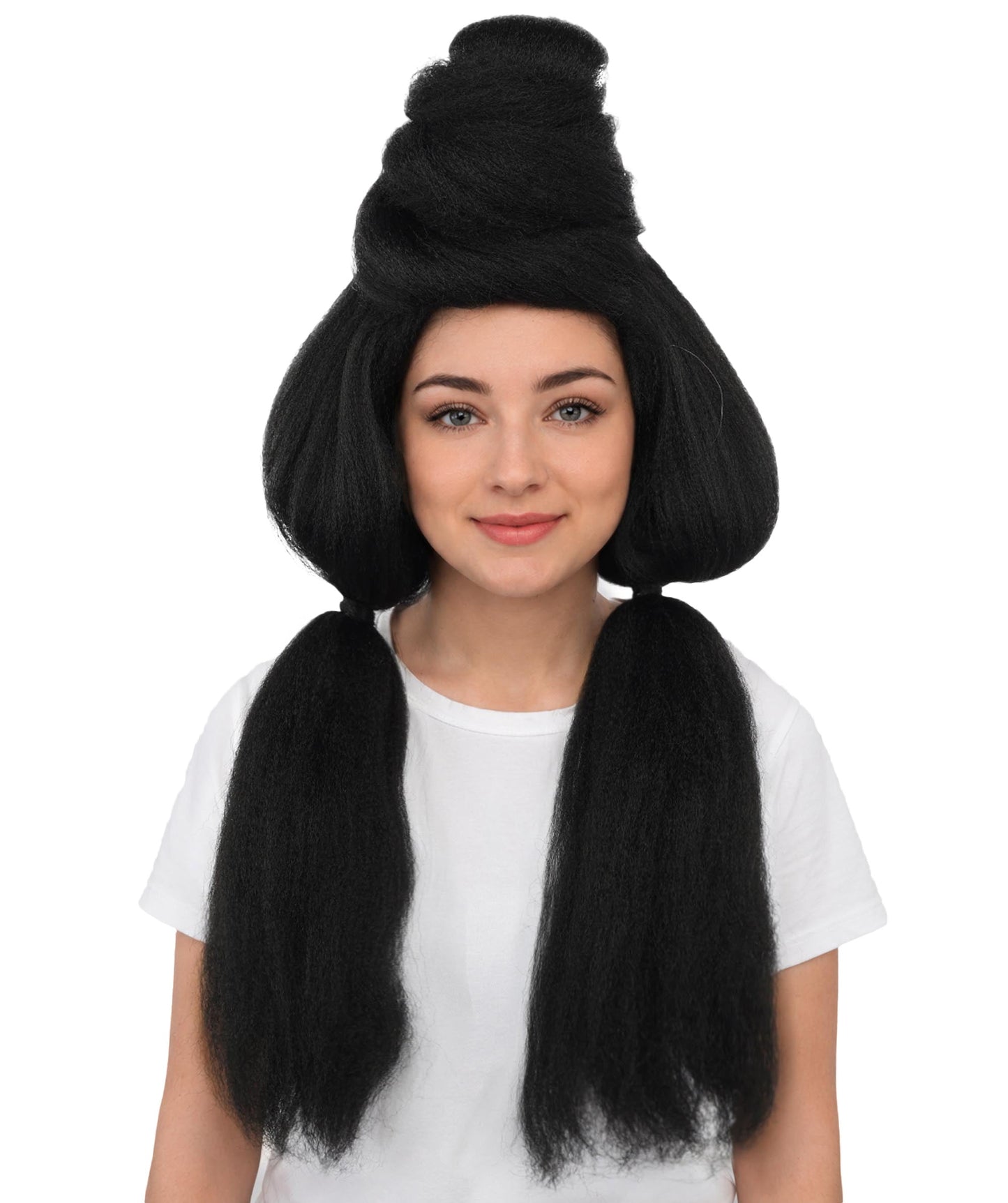 Women’s High Volume Extra Long Yarn Twisted Bun Wig – Multiple Color Options | Bubble Ponytails Hairpiece with Capless Cap | Statement Headpiece for Halloween, Cosplay, Theater and Drag Looks