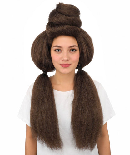 Women’s High Volume Extra Long Yarn Twisted Bun Wig – Multiple Color Options | Bubble Ponytails Hairpiece with Capless Cap | Statement Headpiece for Halloween, Cosplay, Theater and Drag Looks