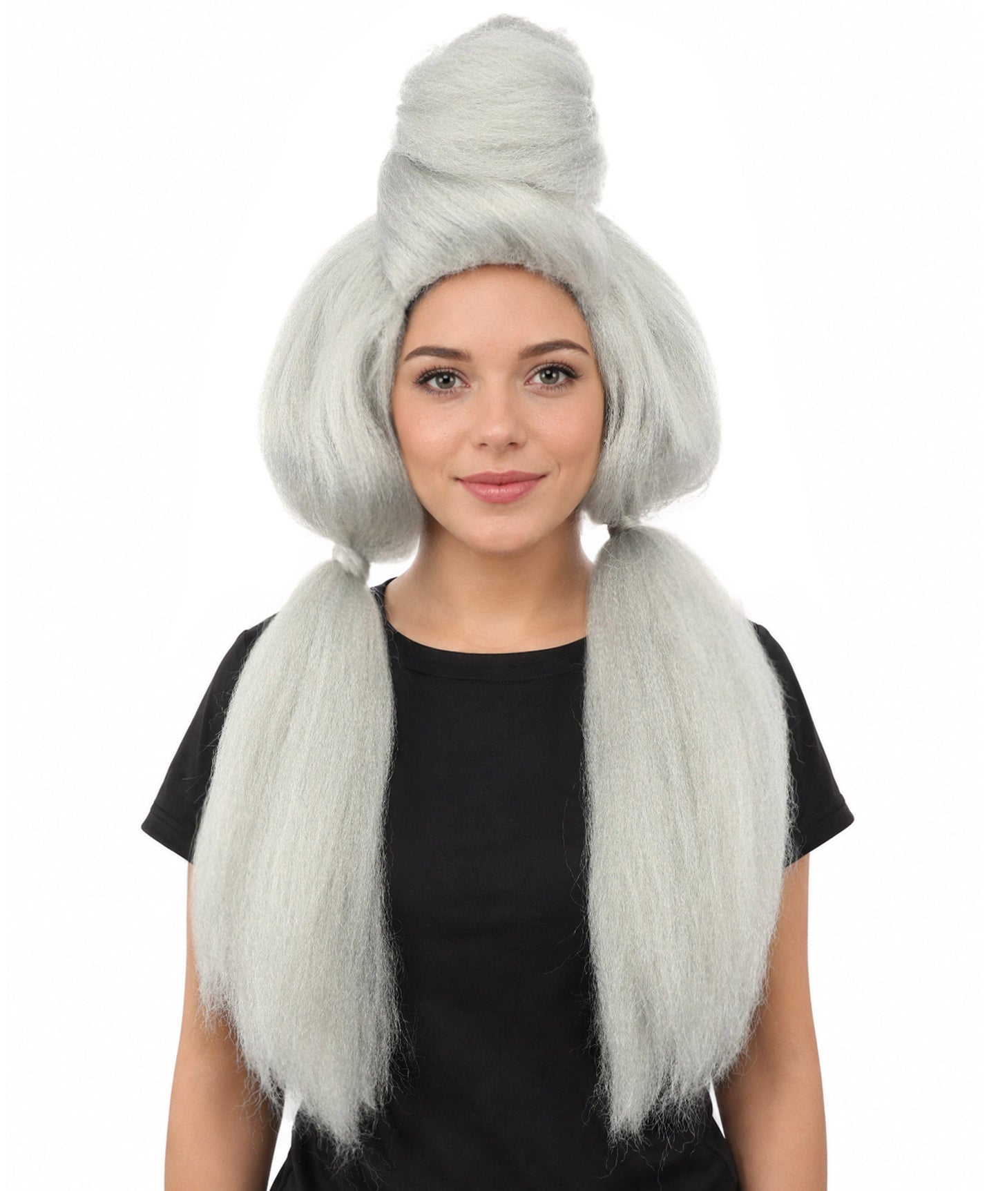 Women’s High Volume Extra Long Yarn Twisted Bun Wig – Multiple Color Options | Bubble Ponytails Hairpiece with Capless Cap | Statement Headpiece for Halloween, Cosplay, Theater and Drag Looks