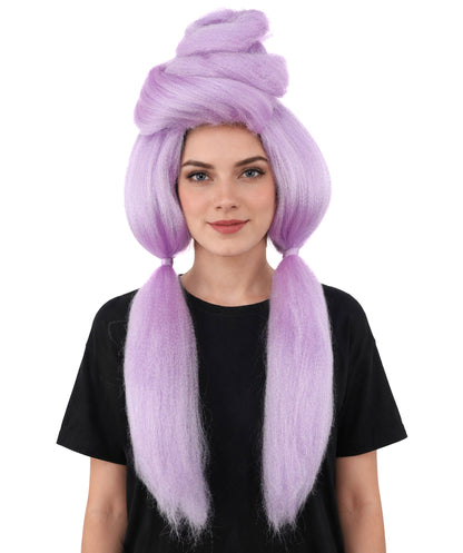 Women’s High Volume Extra Long Yarn Twisted Bun Wig – Multiple Color Options | Bubble Ponytails Hairpiece with Capless Cap | Statement Headpiece for Halloween, Cosplay, Theater and Drag Looks