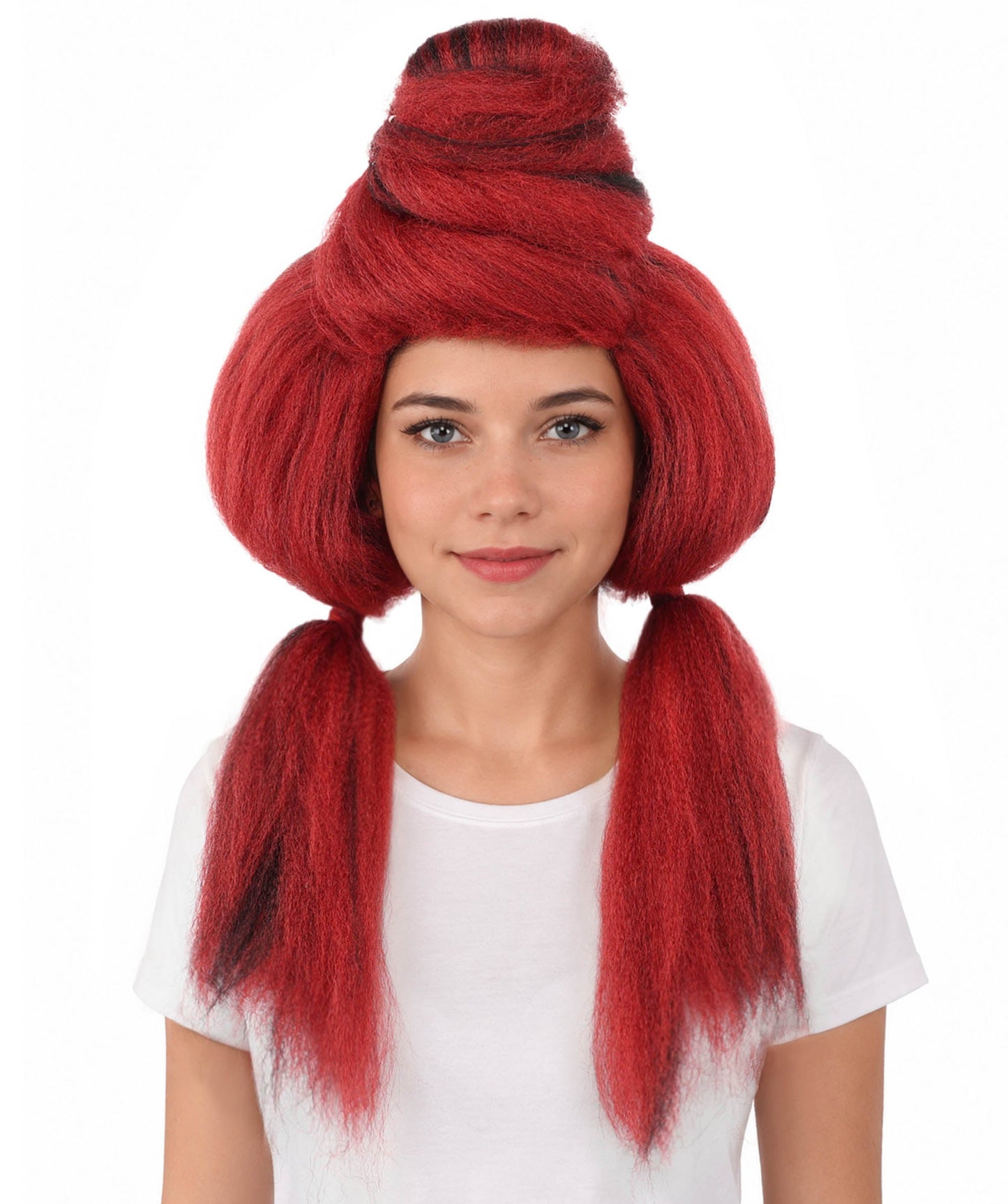 Women’s High Volume Extra Long Yarn Twisted Bun Wig – Multiple Color Options | Bubble Ponytails Hairpiece with Capless Cap | Statement Headpiece for Halloween, Cosplay, Theater and Drag Looks