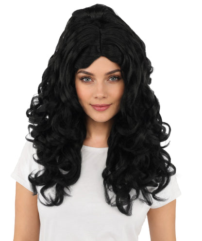 HPO Adult Long 20-Inch Curly Wig | Multiple Color Options | Ideal Cosplay, and Themed Parties | Soft, Natural-Looking, and Easy to Wear