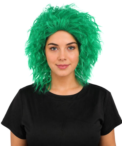 HPO Adult Women’s 15-Inch Curly Wig | Multiple Color Options | Wavy Voluminous Style | Idal for Costume, Cosplay, and Themed Events