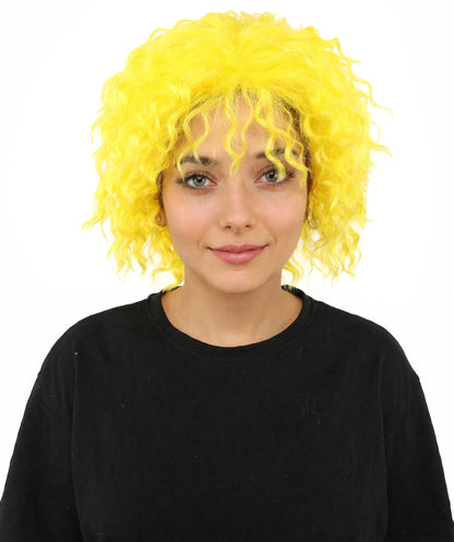 HPO Adult Women's Messy Teased Spiky Wig | Multicolor Options, create of synthetic fiber, extreme textured volume, breathable capless base | Party, Halloween, theater, drag, performance, costume events