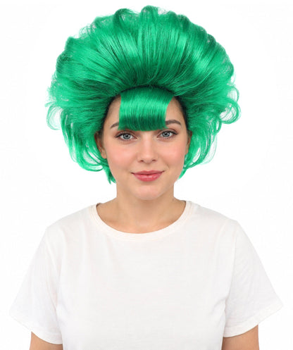 Women's Voluminous Retro Wig | Multiple Color Options, create of synthetic fiber, teased curly volume, breathable capless cap | Party, Halloween, theater, drag, performance, costume events