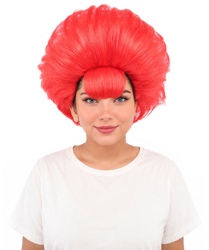 Women's Voluminous Retro Wig | Multiple Color Options, create of synthetic fiber, teased curly volume, breathable capless cap | Party, Halloween, theater, drag, performance, costume events