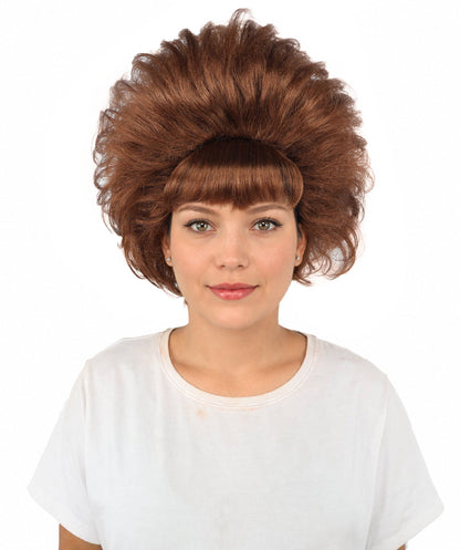 Women's Voluminous Retro Wig | Multiple Color Options, create of synthetic fiber, teased curly volume, breathable capless cap | Party, Halloween, theater, drag, performance, costume events