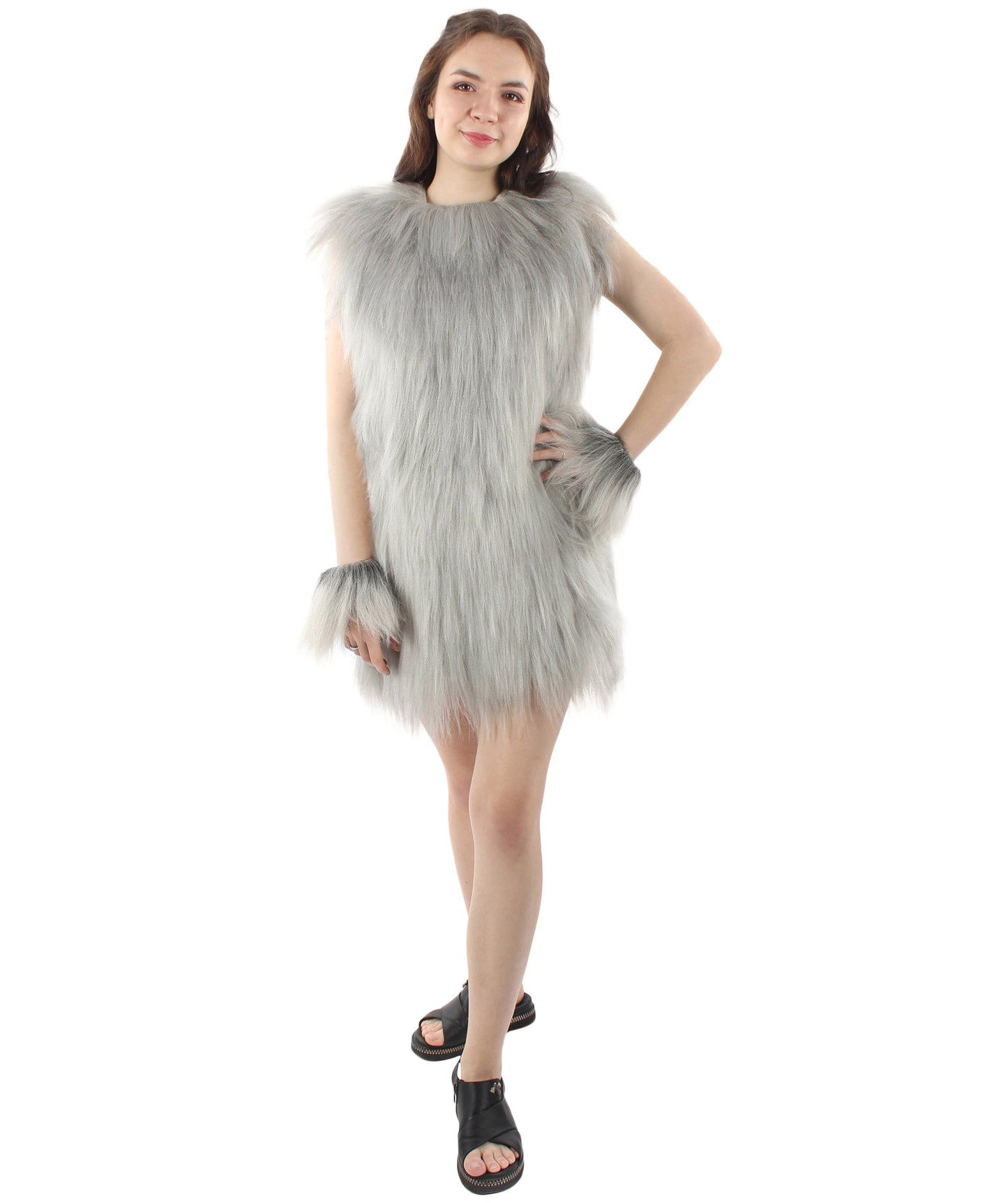 Women's Hairy Warrior Ape Military Leader Resistance Fighter Unisex Costume | Multiple Color Options  Fancy Costume