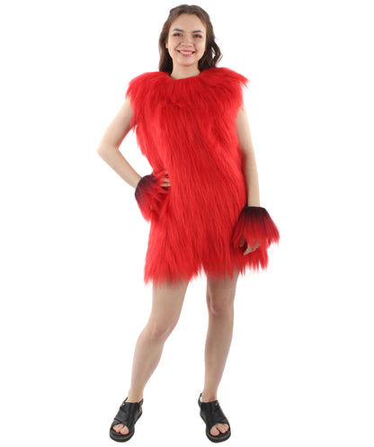 Women's Hairy Warrior Ape Military Leader Resistance Fighter Unisex Costume | Multiple Color Options  Fancy Costume