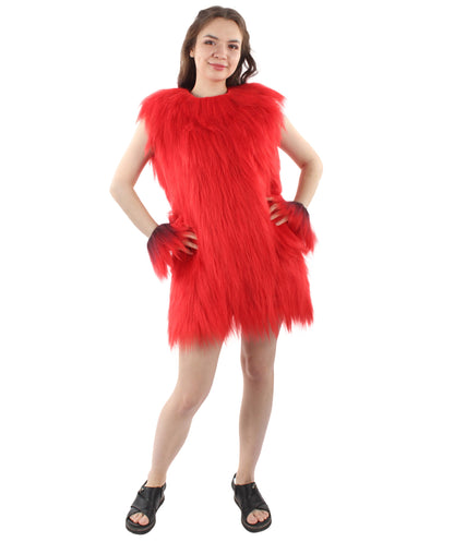 Women's Hairy Warrior Ape Military Leader Resistance Fighter Unisex Costume | Multiple Color Options  Fancy Costume