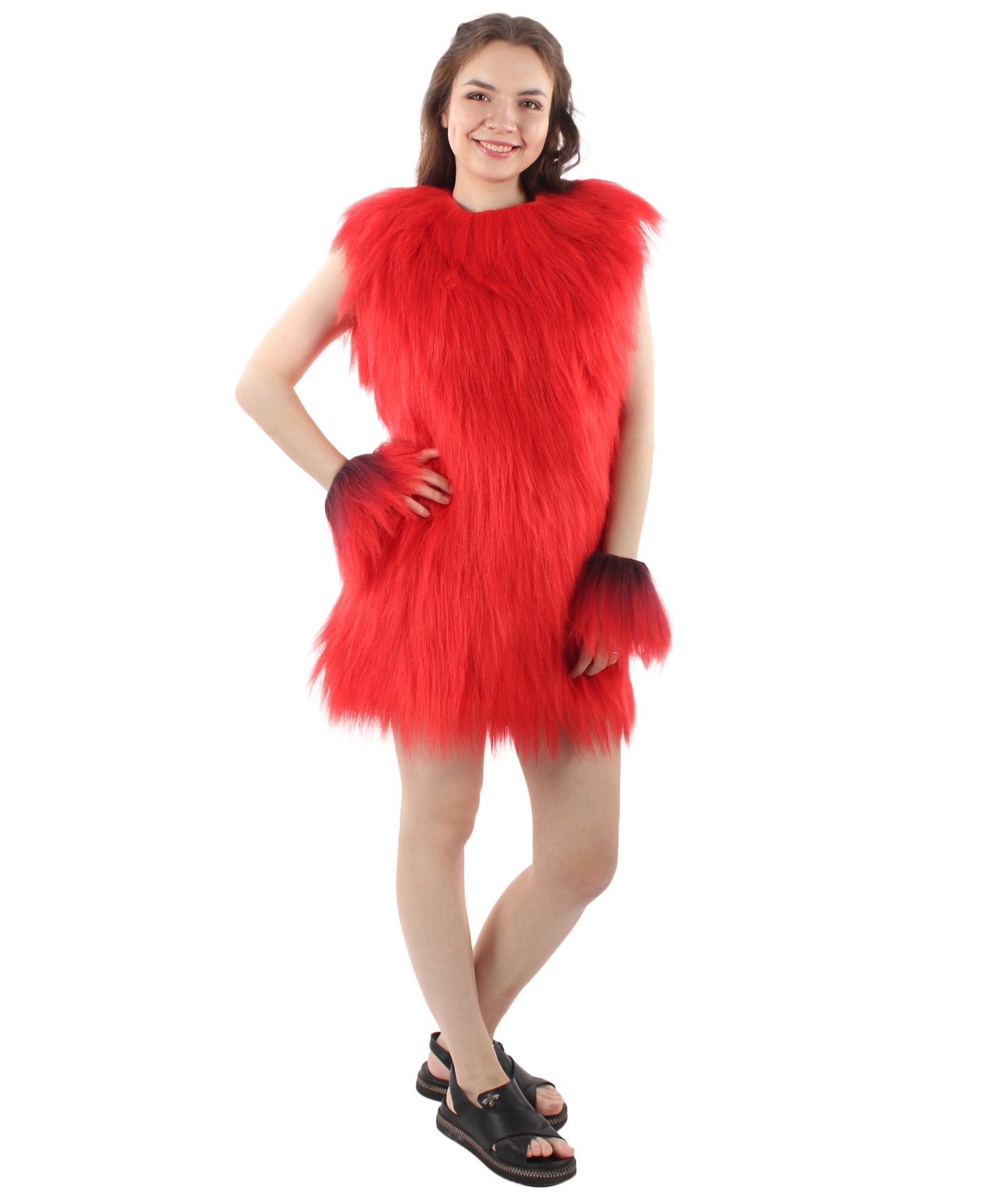 Women's Hairy Warrior Ape Military Leader Resistance Fighter Unisex Costume | Multiple Color Options  Fancy Costume