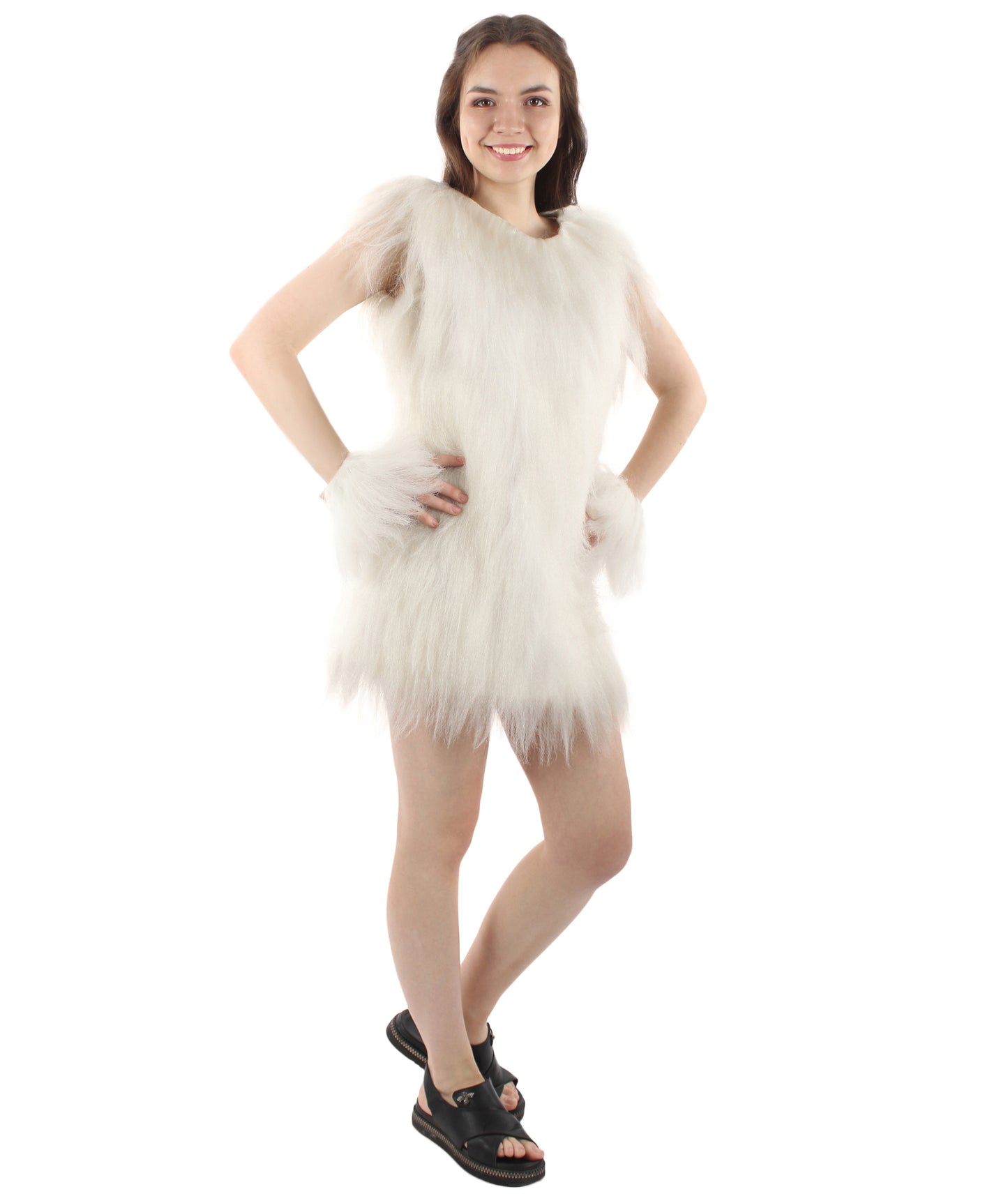 Women's Hairy Warrior Ape Military Leader Resistance Fighter Unisex Costume | Multiple Color Options  Fancy Costume