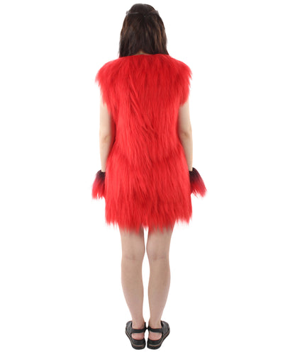 Women's Hairy Warrior Ape Military Leader Resistance Fighter Unisex Costume | Multiple Color Options  Fancy Costume