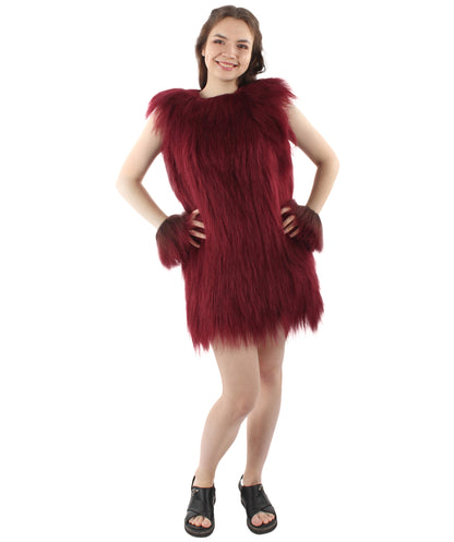 Women's Hairy Warrior Ape Military Leader Resistance Fighter Unisex Costume | Multiple Color Options  Fancy Costume