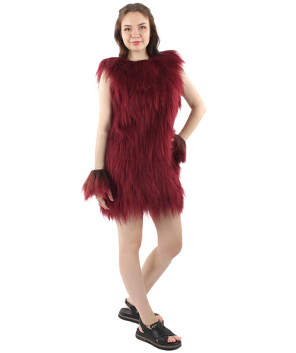 Women's Hairy Warrior Ape Military Leader Resistance Fighter Unisex Costume | Multiple Color Options  Fancy Costume