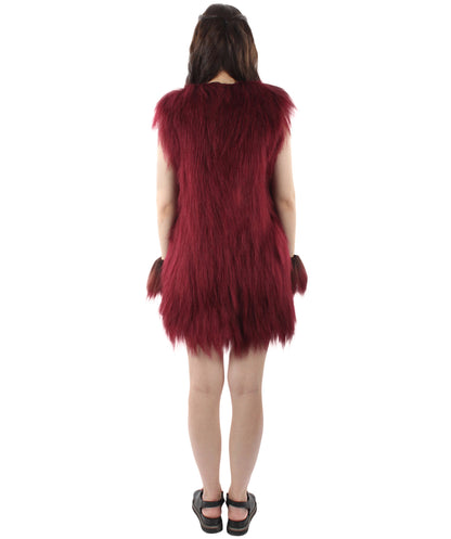 Women's Hairy Warrior Ape Military Leader Resistance Fighter Unisex Costume | Multiple Color Options  Fancy Costume