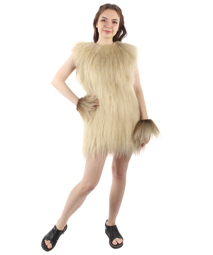 Women's Hairy Warrior Ape Military Leader Resistance Fighter Unisex Costume | Multiple Color Options  Fancy Costume