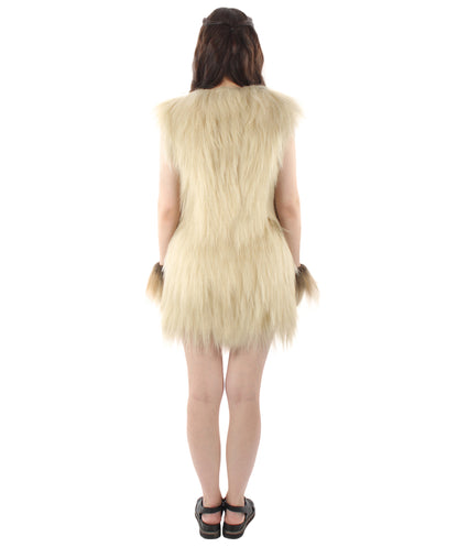 Women's Hairy Warrior Ape Military Leader Resistance Fighter Unisex Costume | Multiple Color Options  Fancy Costume