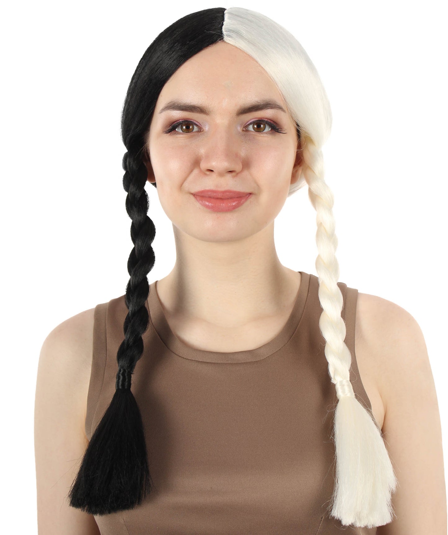 HPO Women's  Braided Gothic Wig | Multiple Color Collections TV Movie Wigs | Premium Breathable Capless Cap