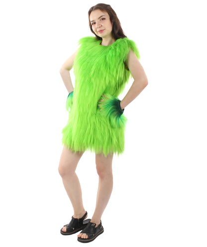 Women's Hairy Warrior Ape Military Leader Resistance Fighter Unisex Costume | Multiple Color Options  Fancy Costume