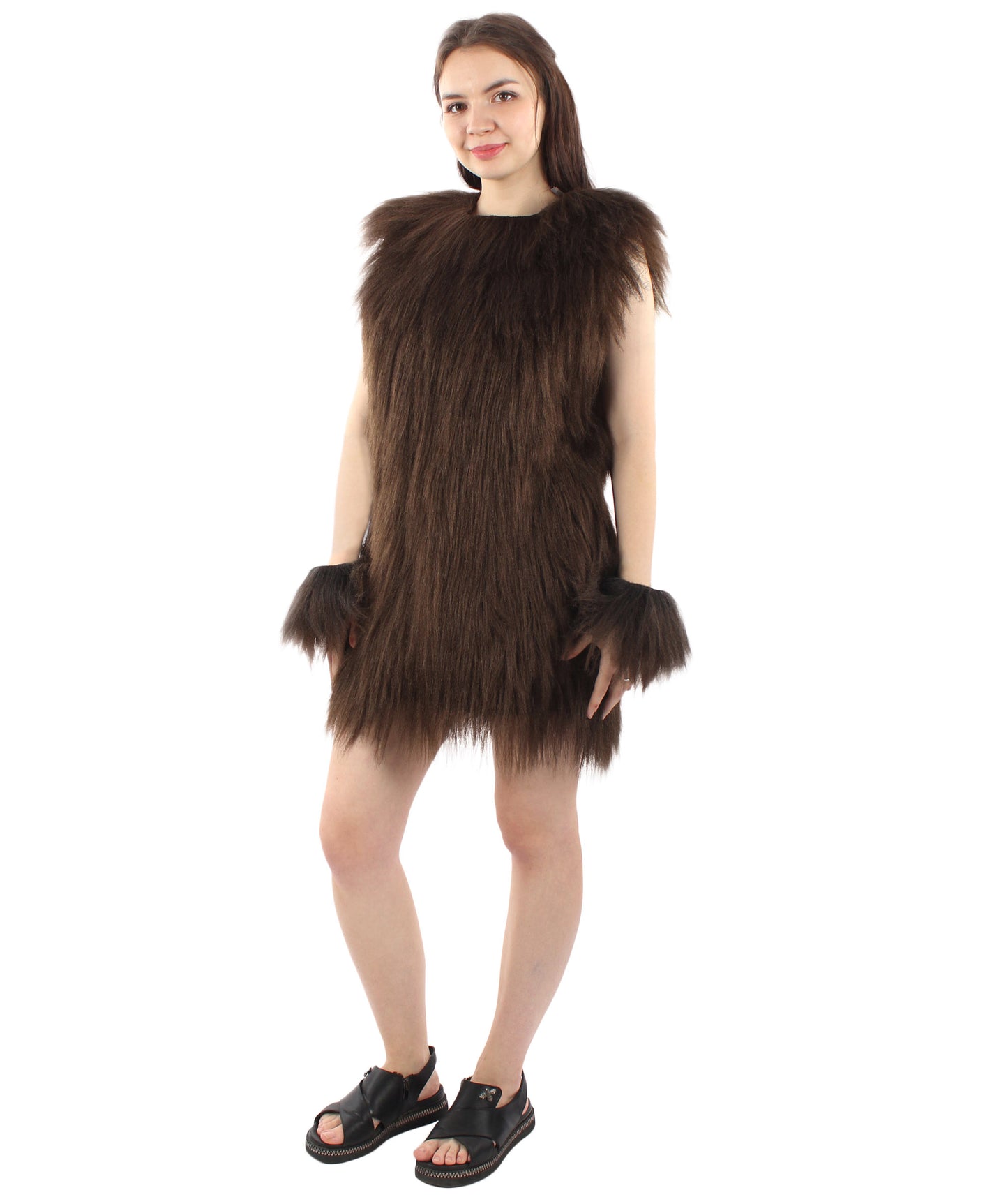 Women's Hairy Warrior Ape Military Leader Resistance Fighter Unisex Costume | Multiple Color Options  Fancy Costume