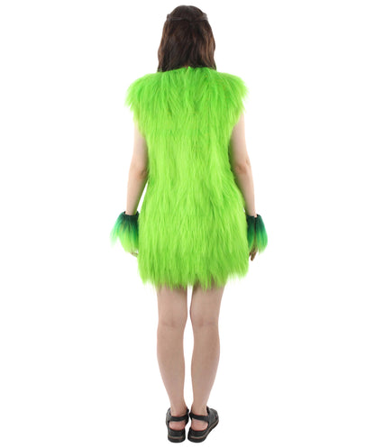 Women's Hairy Warrior Ape Military Leader Resistance Fighter Unisex Costume | Multiple Color Options  Fancy Costume