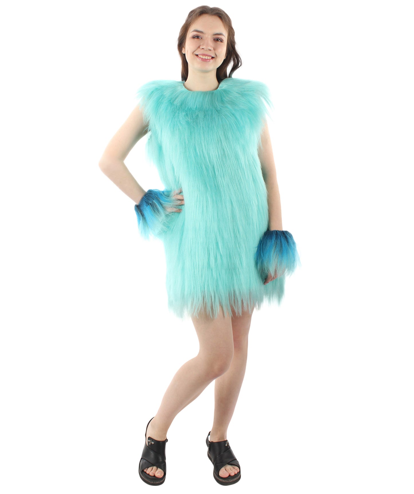 Women's Hairy Warrior Ape Military Leader Resistance Fighter Unisex Costume | Multiple Color Options  Fancy Costume