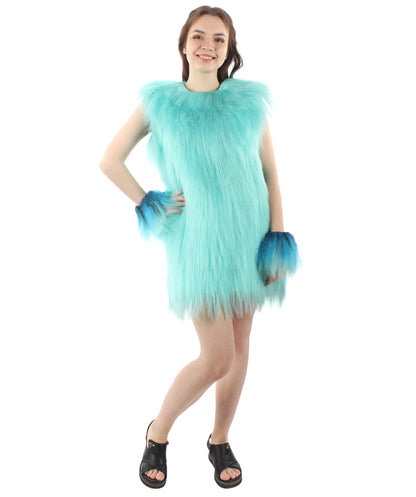 Women's Hairy Warrior Ape Military Leader Resistance Fighter Unisex Costume | Multiple Color Options  Fancy Costume