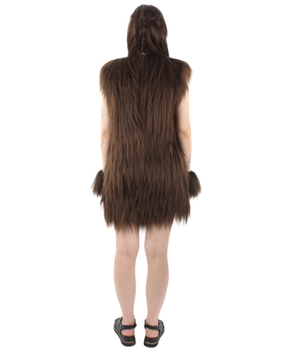 Women's Hairy Warrior Ape Military Leader Resistance Fighter Unisex Costume | Multiple Color Options  Fancy Costume