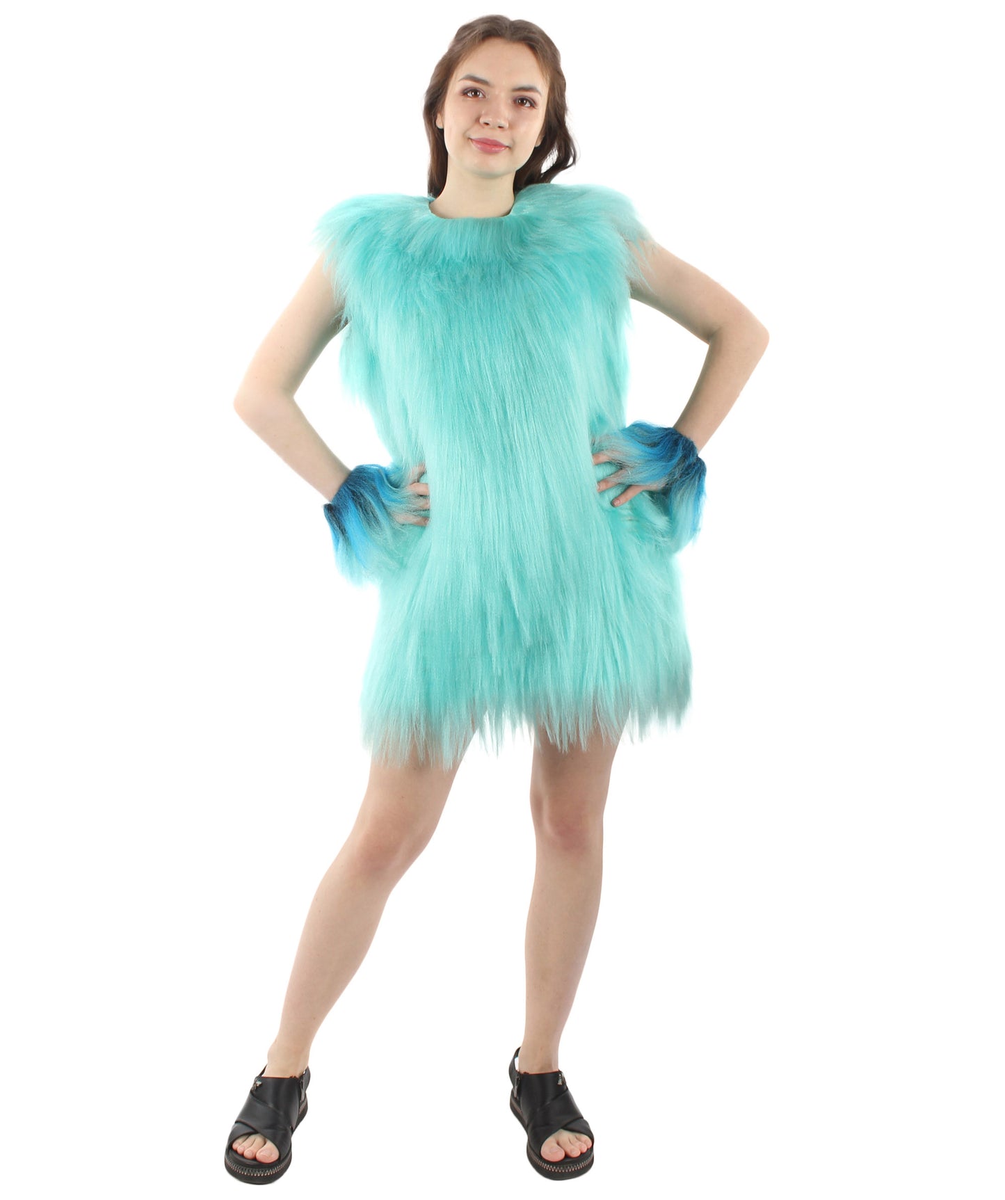 Women's Hairy Warrior Ape Military Leader Resistance Fighter Unisex Costume | Multiple Color Options  Fancy Costume