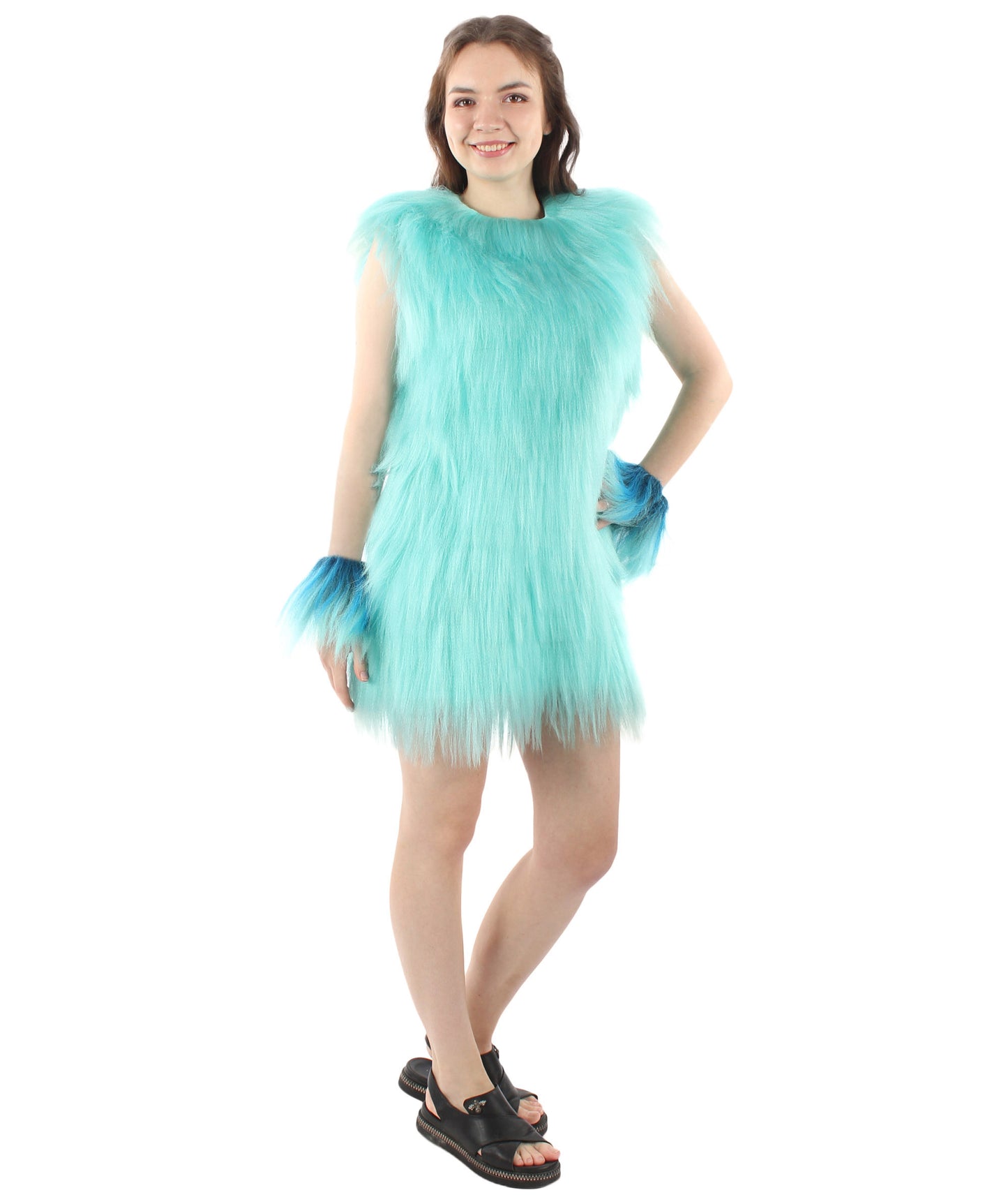 Women's Hairy Warrior Ape Military Leader Resistance Fighter Unisex Costume | Multiple Color Options  Fancy Costume