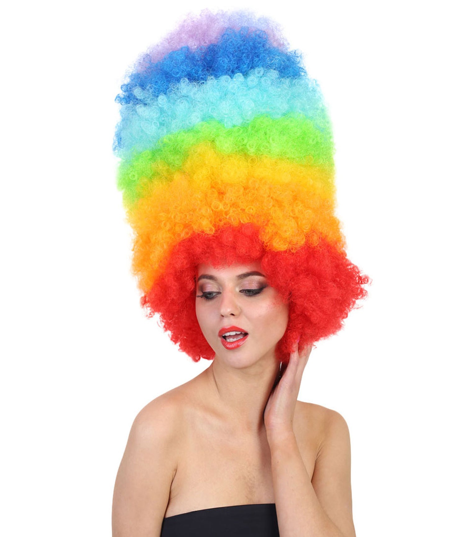 Super Sized Jumbo Afro Wig  Multiple Color | Halloween Party Online |  Flame Retardant Synthetic Fiber