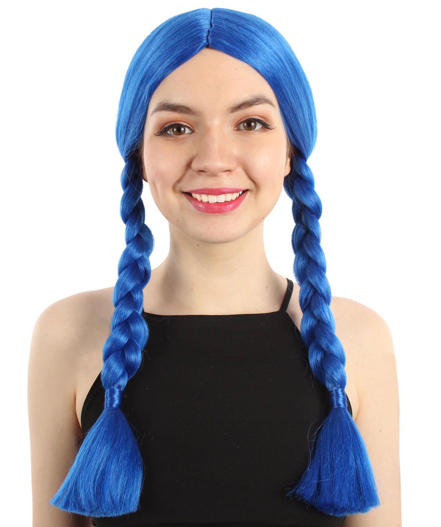 HPO Women's  Braided Gothic Wig | Multiple Color Collections TV Movie Wigs | Premium Breathable Capless Cap