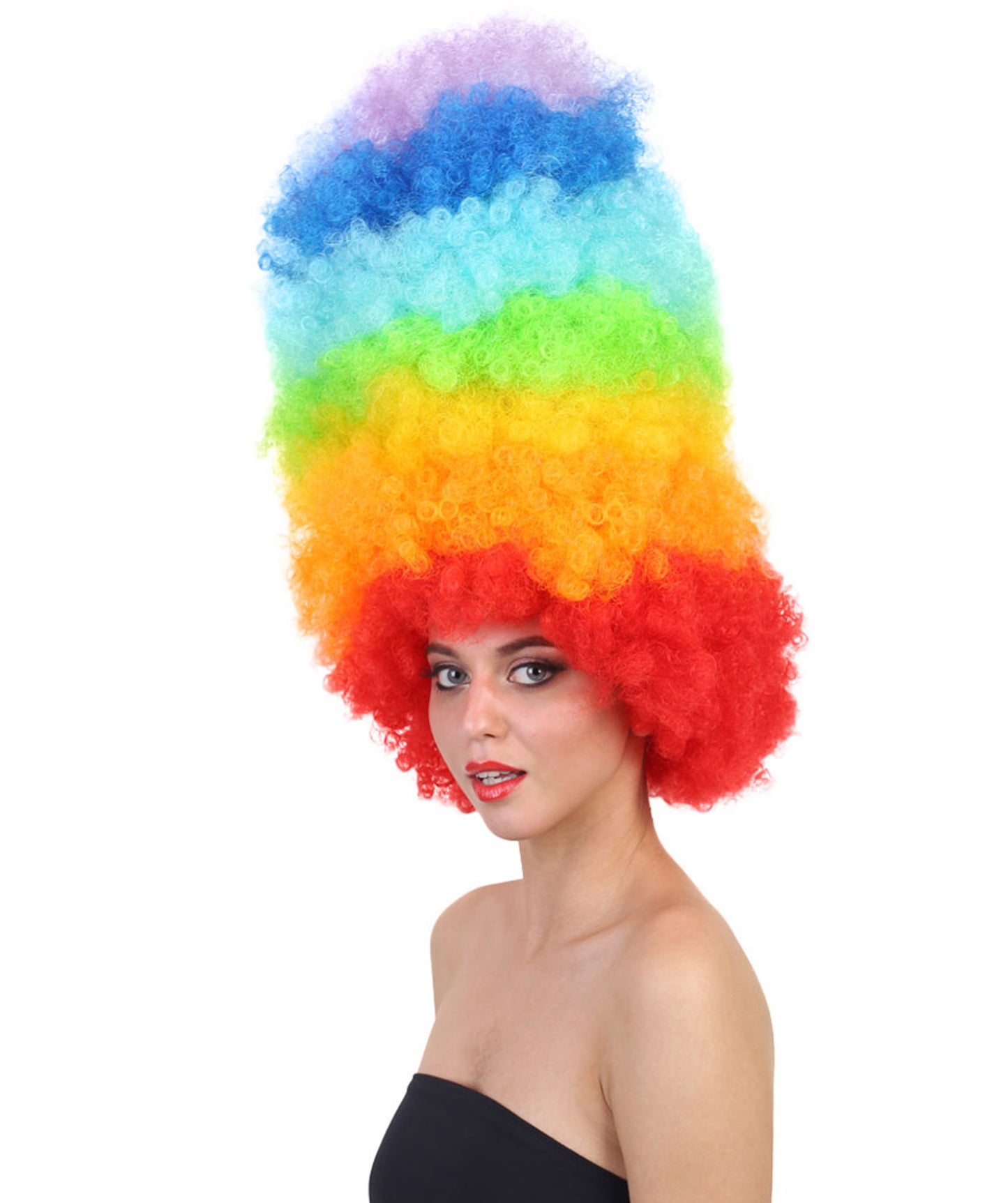 Super Sized Jumbo Afro Wig  Multiple Color | Halloween Party Online |  Flame Retardant Synthetic Fiber