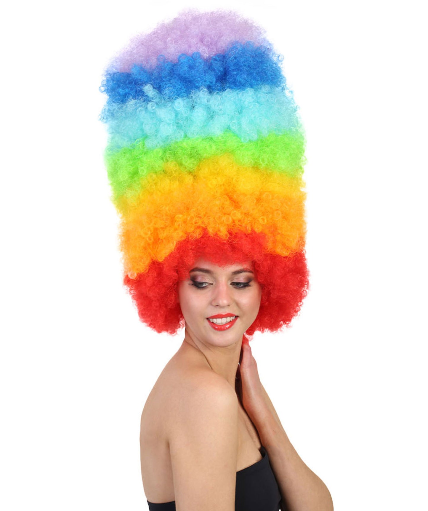 Super Sized Jumbo Afro Wig  Multiple Color | Halloween Party Online |  Flame Retardant Synthetic Fiber