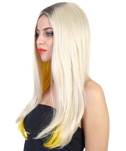 Evil Bride Women's Wig | Blond Halloween Wig | Premium Breathable Capless Cap